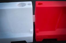 Barrier | watergevuld | wit | gekoppeld