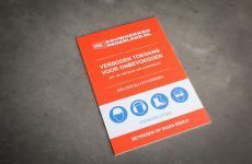 Bord melden bij uitvoerder | met eigen logo