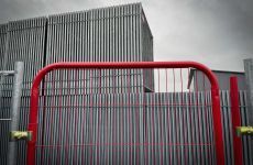 bouwhekdeur anticlimb rood