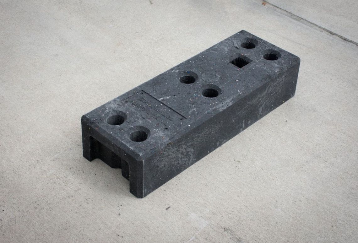 Bouwhekvoet kunststof 25 kg