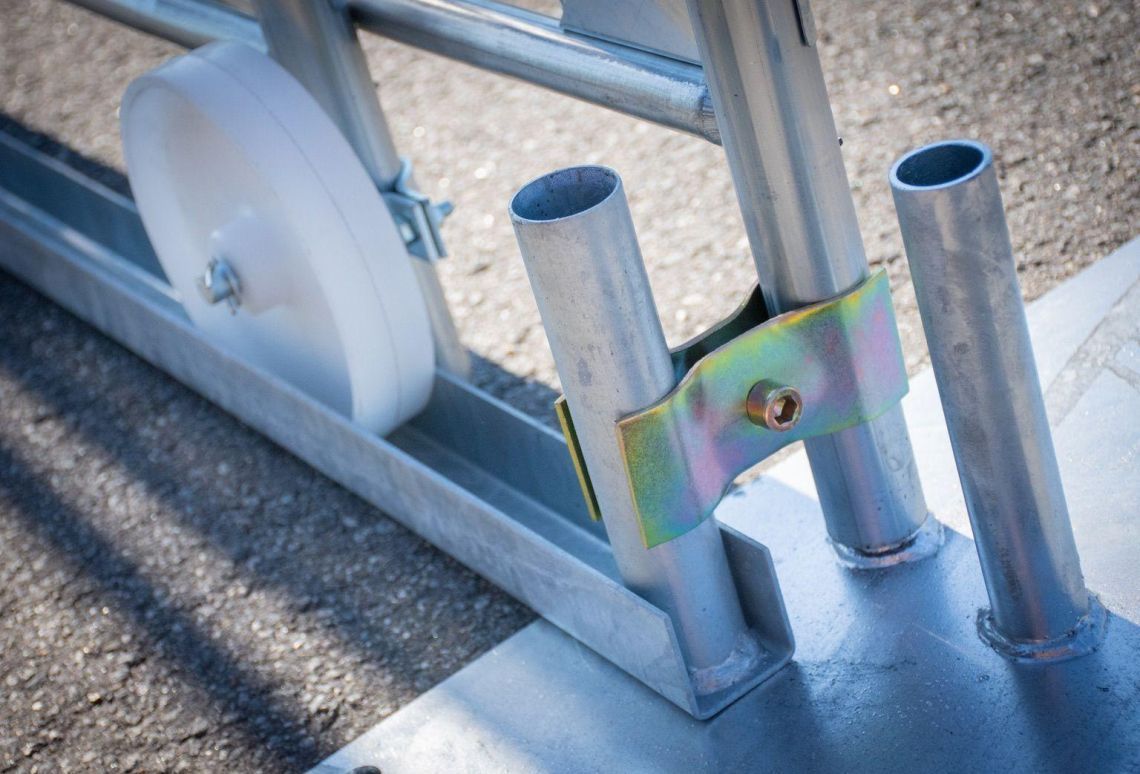 Bouwhek Schuifpoort | Bevestiging