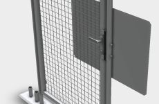 Bouwhek vluchtpoort - binnenzijde deurklink