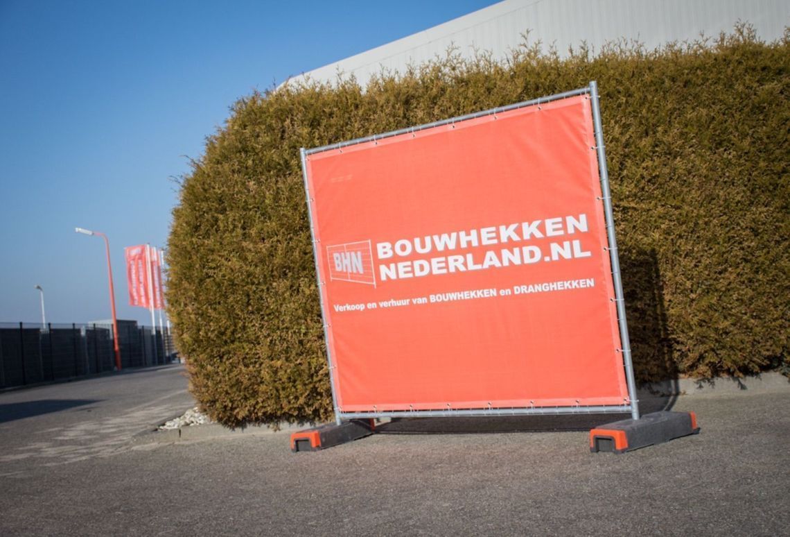 Bouwhekbanner - Materiaal: Mesh 