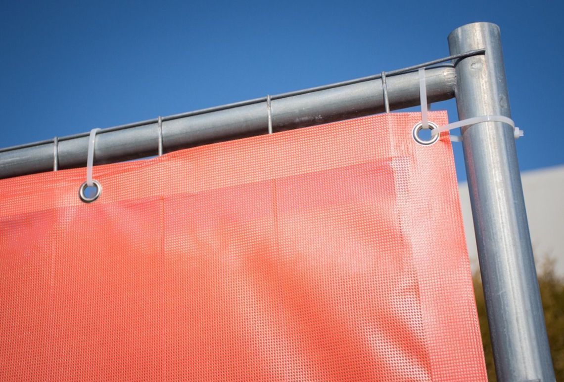 Bouwhekbanner - Materiaal: Mesh 