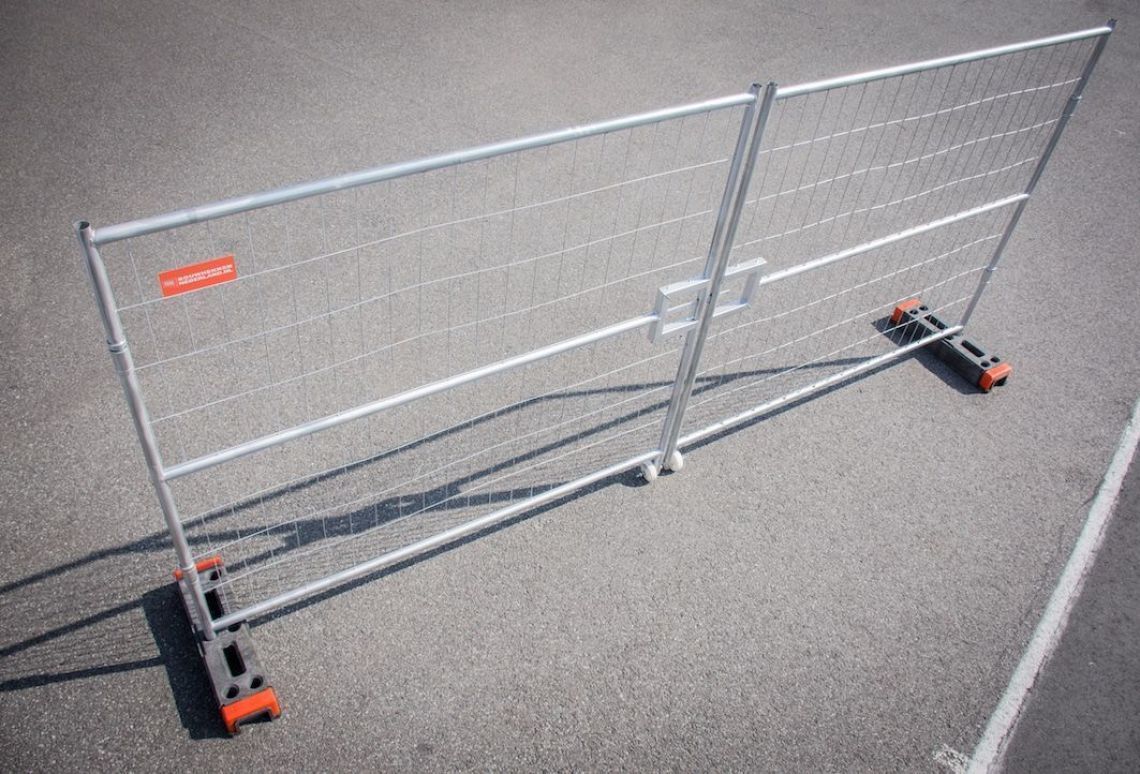 Bouwhek dubbele deur