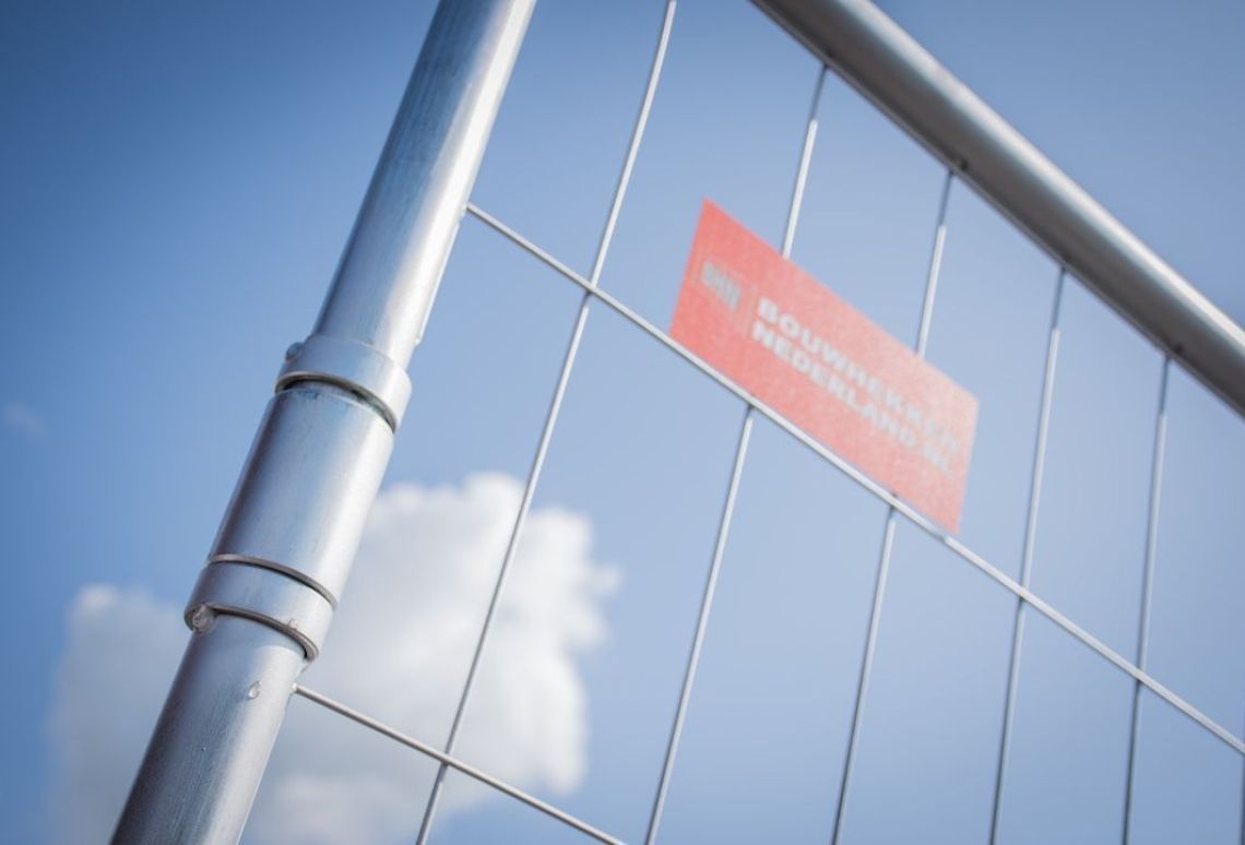 Bouwhek dubbele deur