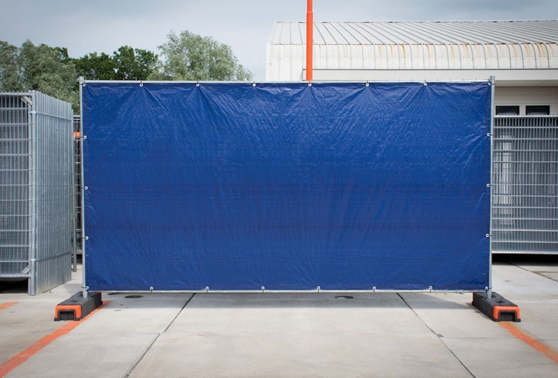 Bouwhekdoek | Kleur: Blauw