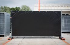 Bouwhekdoek Brandvertragend | Zwart