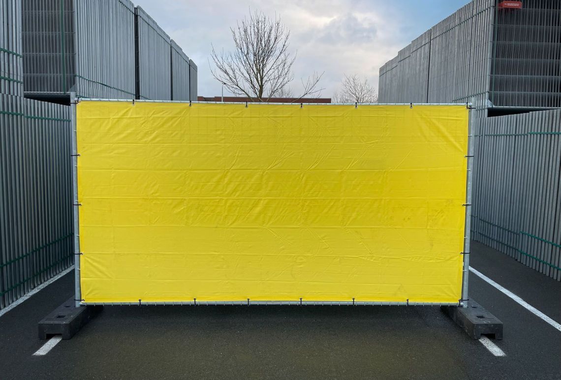 Bouwhekdoek | Exclusief | Geel