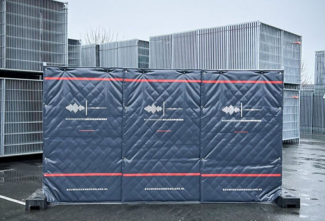 Bouwhekdoek - Geluidswerend - Eigen ontwerp