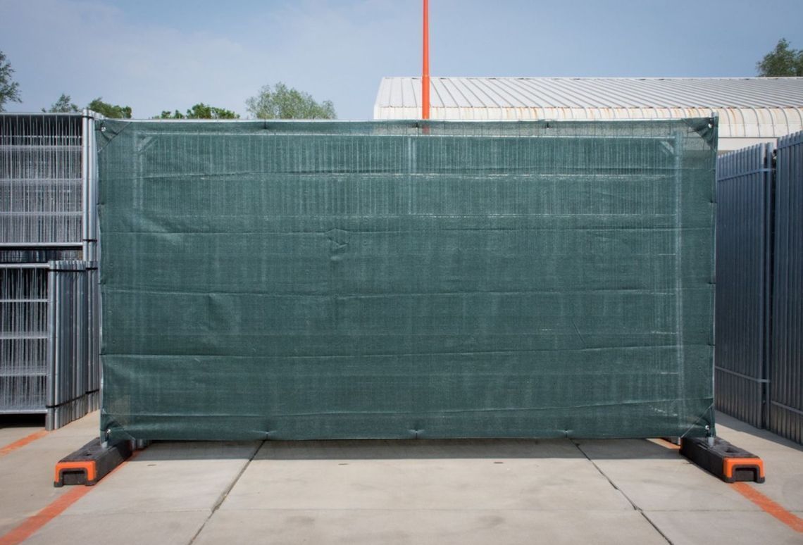 Winddoorlatend bouwhekdoek 