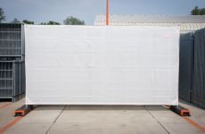 Bouwhek winddoek | Wit