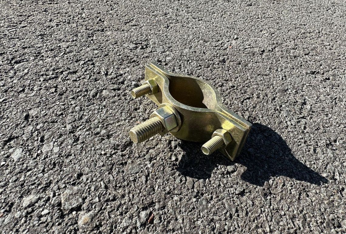 Bouwhekklem schoor - extra schroefdraad