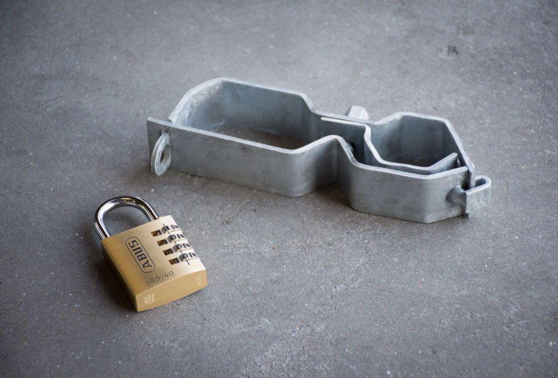 Bouwhek slot | Ideaal voor het afsluiten van uw bouwhek poort