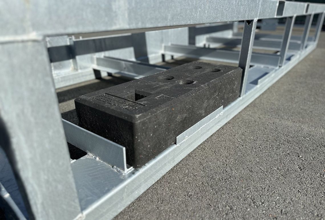 Combipallet | Event opslag kunststof voeten