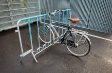Dranghek | Fietsenrek | Fiets geplaatst