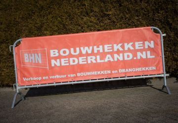 Dranghekbanner | Universeel | Dubbelzijdig | Middel | Mesh