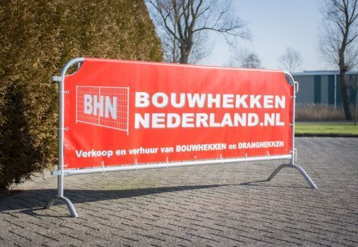 Dranghekbanner | Universeel | Dubbelzijdig | Klein | PVC