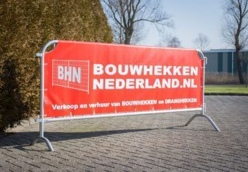 Dranghekbanner | Universeel | Dubbelzijdig | Klein | PVC