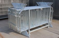 Laadplatform Dranghekken | Voorbeeld: Gevuld met dranghek 12 spijlen