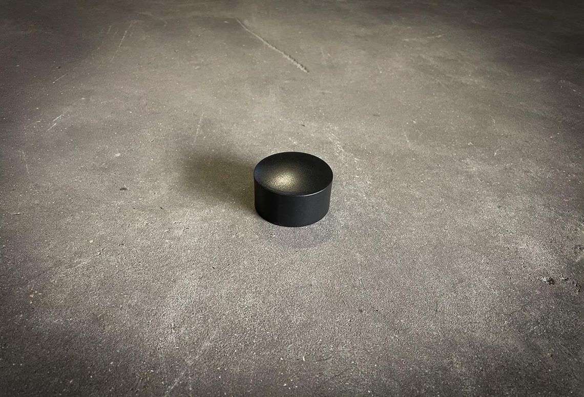 Paaldop Ø 60 mm zwart los