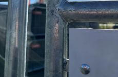 Reclame frame met bord | Bevestiging 