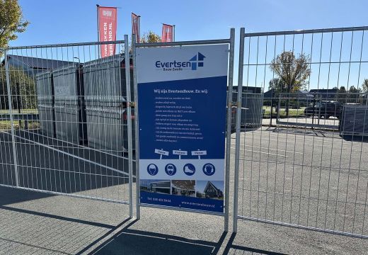 Reclame frame met bord