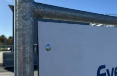 Reclamebord HPL met opdruk