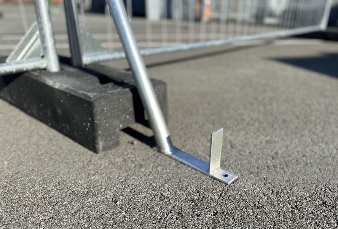 Schoor klein | grondplaat voor ballast of grondpin