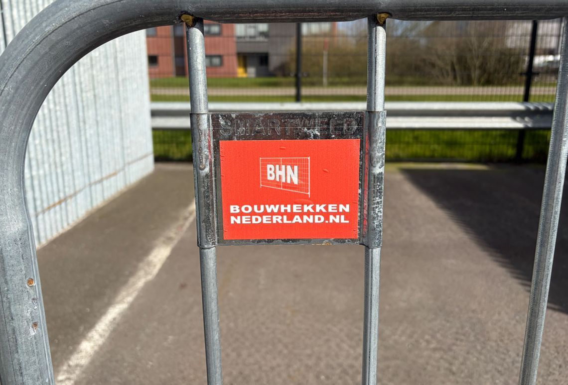 Sticker | Dranghek 16 spijlen licht | slagvaste sticker