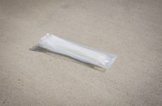 Tie wraps 300 x 7,6 mm - Transparant | Bevestig eenvoudig uw bouwhekdoek