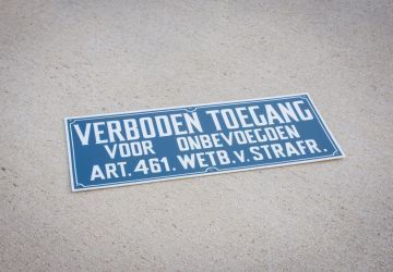 Bord - Verboden Toegang | Kunststof