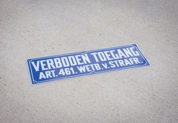Bord - Verboden Toegang | Metaal