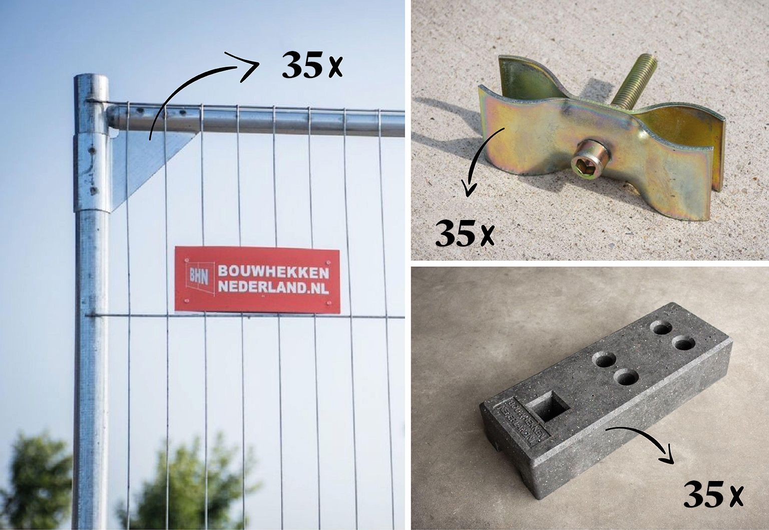 35 Anti-Climb MB MH Bouwhekken | Set