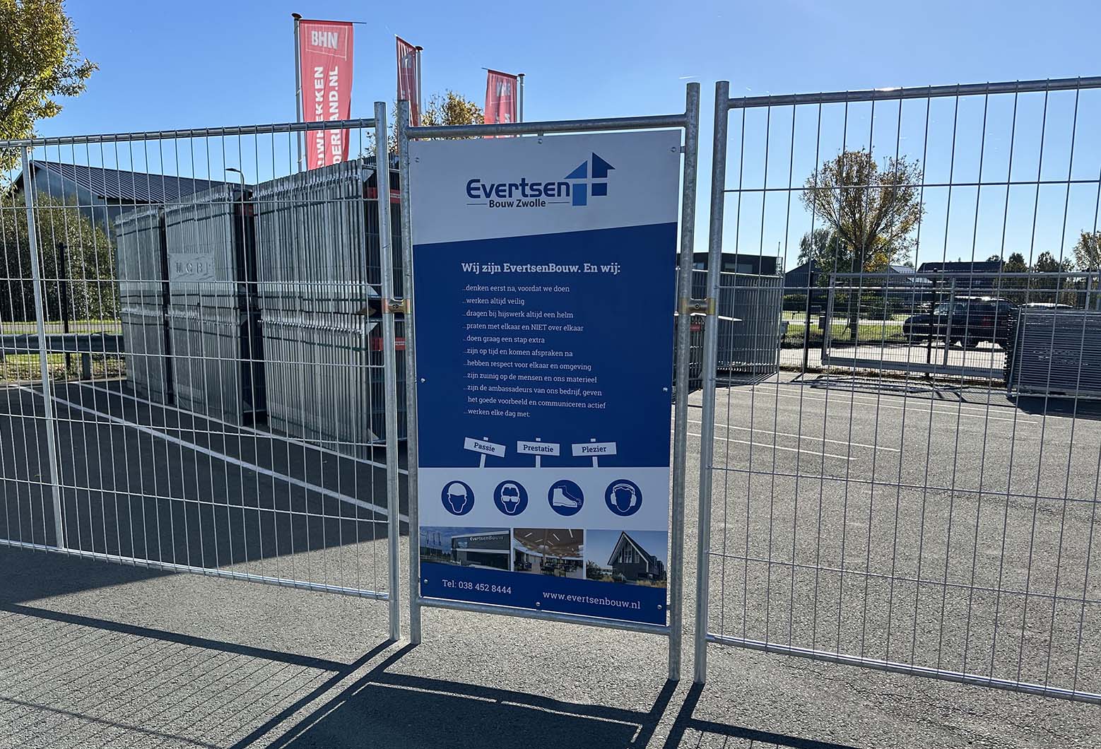 Reclame frame met bord Reclame frame met bord