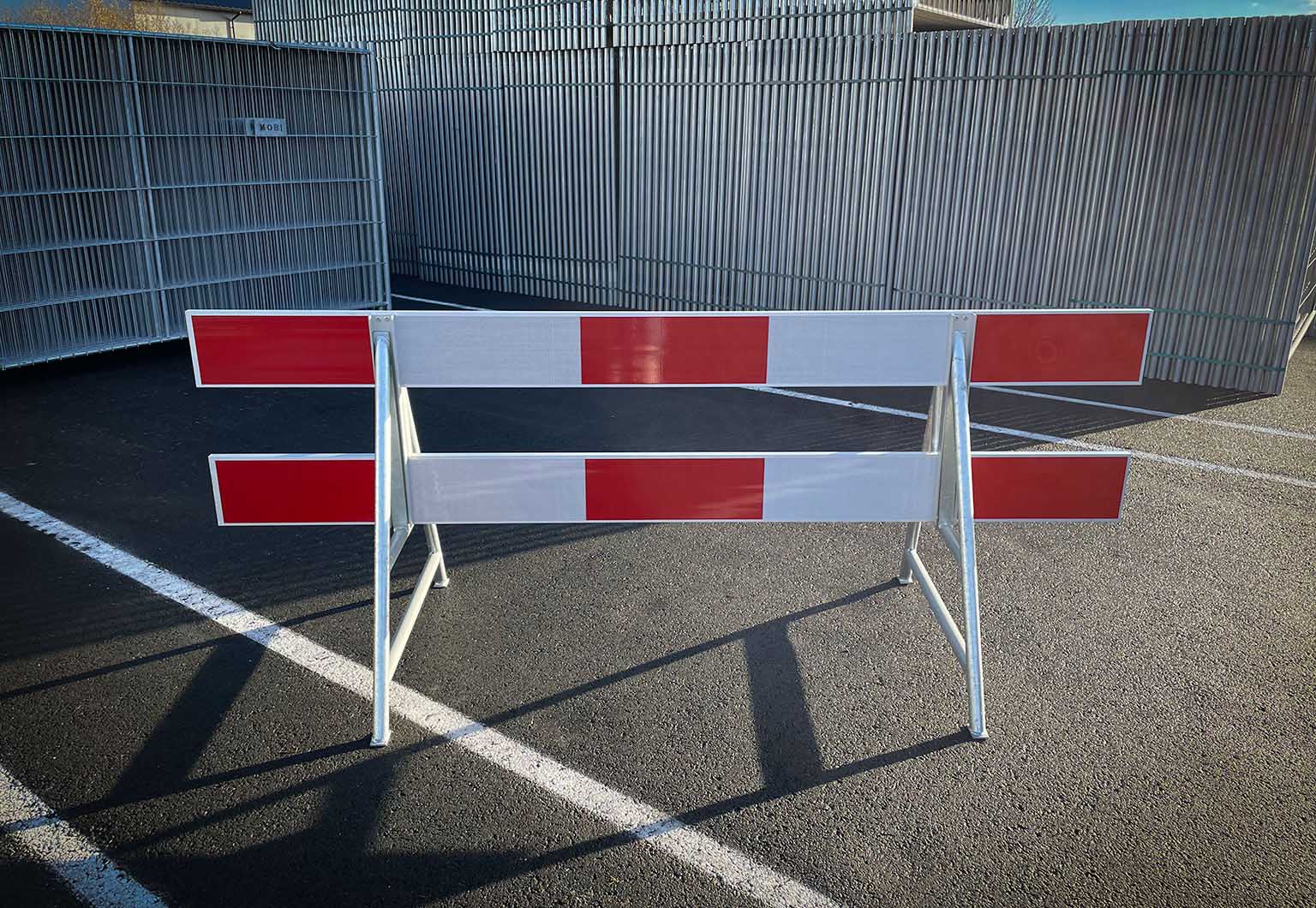Schrikhek 2,5 meter | aluminium | dubbelzijdig bedrukt